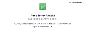Facebook even has a safety check notification when there is an international crisis, so individuals can let friends, colleagues, and family members know they are safe quickly if they are in the area. 